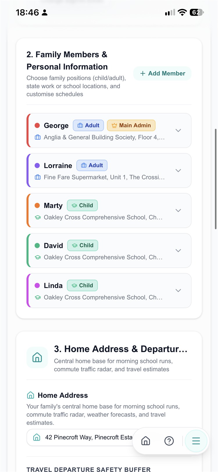 Family Member Profiles